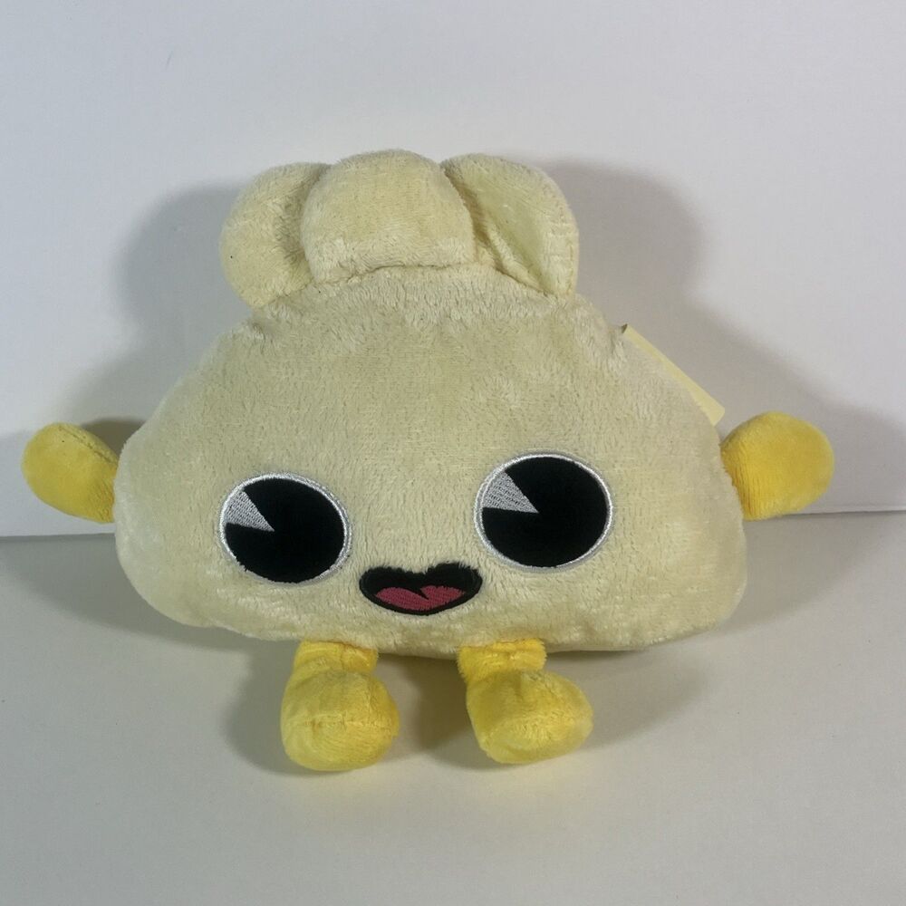 BARK Wobble Yellow Plush Dog Toy Wubble Play Pal Buddies